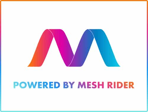 powered by mesh rider