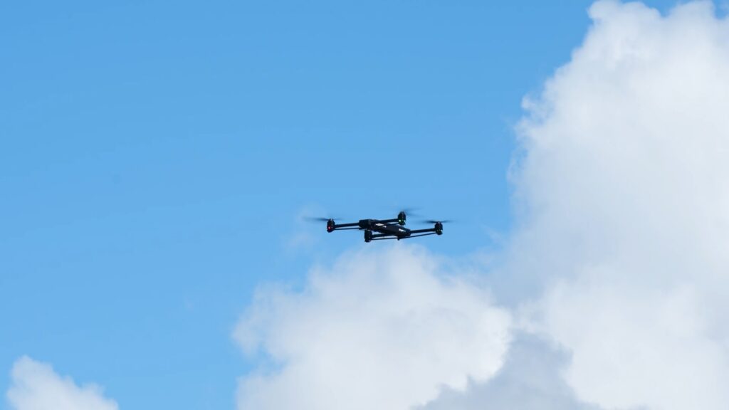Drone in flight
